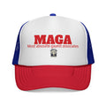Trucker Hat — "MAGA" Bold Red Text Trucker Cap (Most Absolute Gayest Associates)
