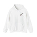 White heavy comfortable hoodie with funny joke no lives matter on back