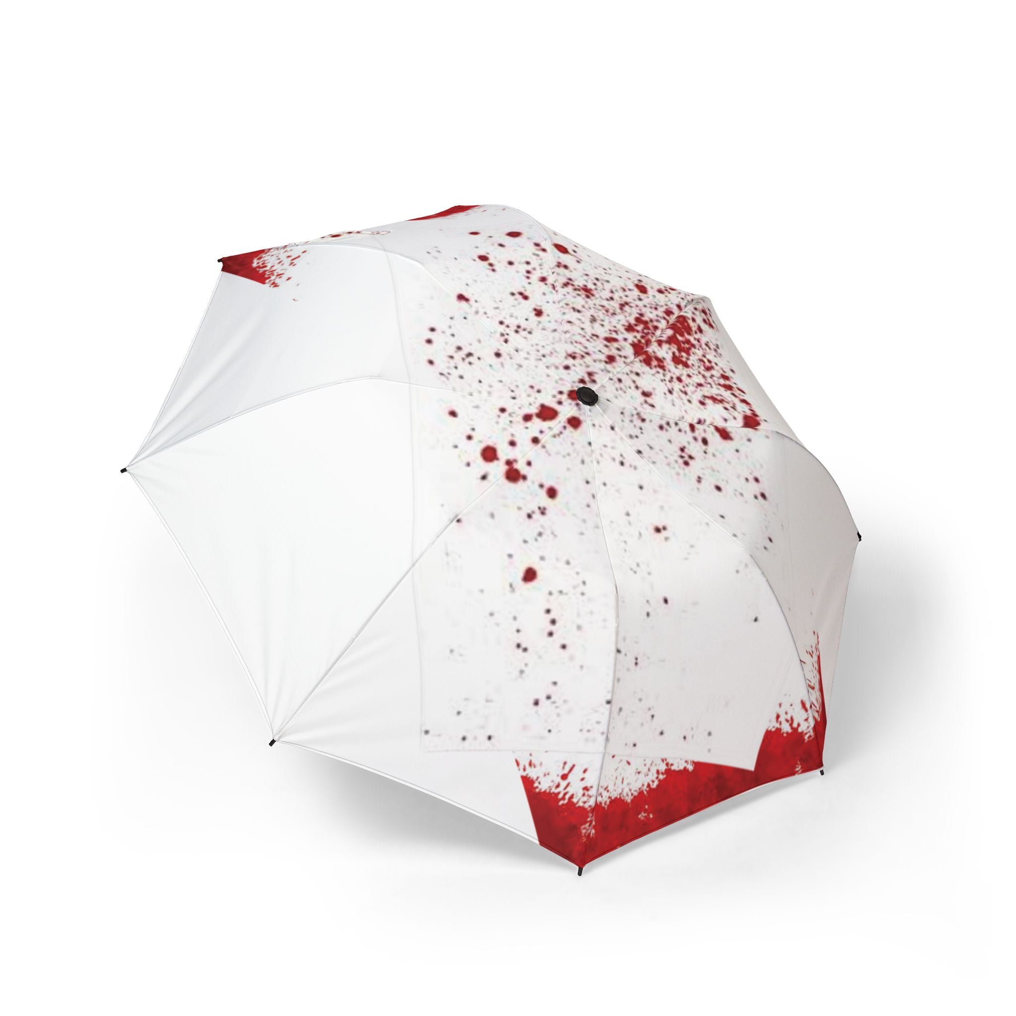 Blood Splatter Foldable Umbrella — Compact Semi‑Automatic Rain Parasol